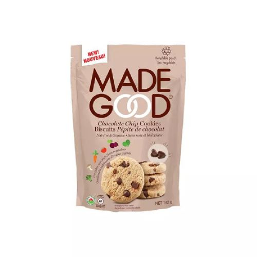 Made Crunchy Cookies, Chocolate Chip, Organic(Case of 6)