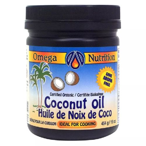 Omega Nutrition Coconut Oil, Organic, 454g