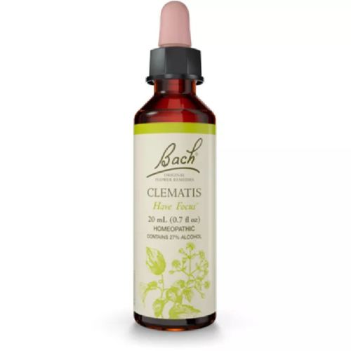 Bach Flower Essence, Clematis, Have Focus (dropper), 20ml