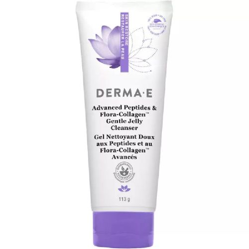 Derma E Skin Restore, Advanced Peptides and Flora-Collagen Gentle Jelly Cleanser 113g