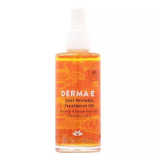 Derma E Anti-Wrinkle Treatment Oil, Rosehips and Grape Seed Oils, Vitamin A and E 60ml