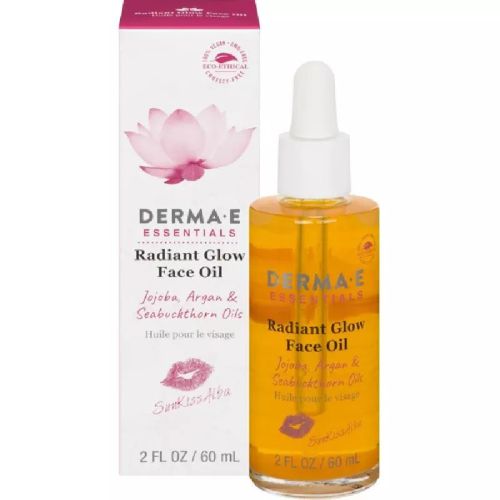 Derma E Essentials, Radiant Glow Face Oil w/Jojoba, Argan and Seabuckthorn Oils 60ml