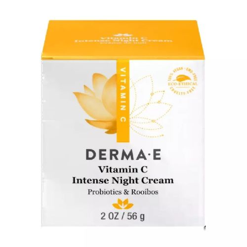 Derma E Vitamin C Intense Night Cream, Probiotics and Rooibos 56g