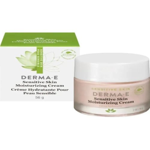 Derma E Sensitive Skin Moisturizing Cream, Antioxidants and Pycnogenol, Fragrance Free 56g