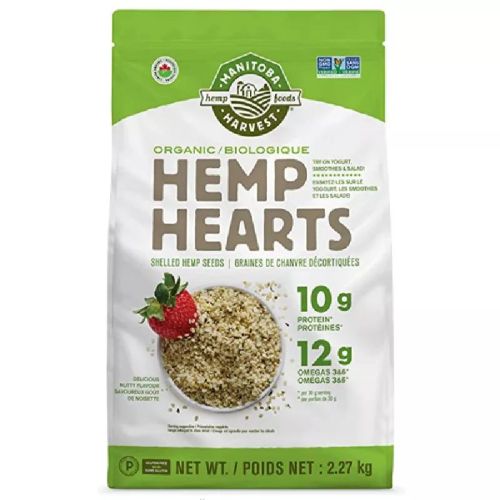 Manitoba Harvest Hemp Hearts (Raw Shelled Hemp Seeds), 2.27kg