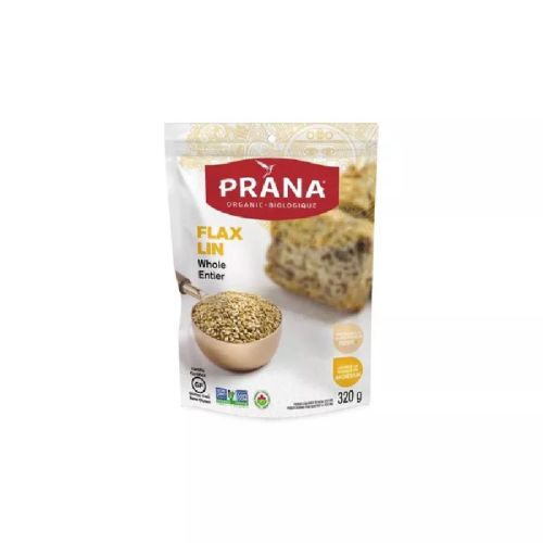 Prana Flax Seeds, Whole, Organic, 320g