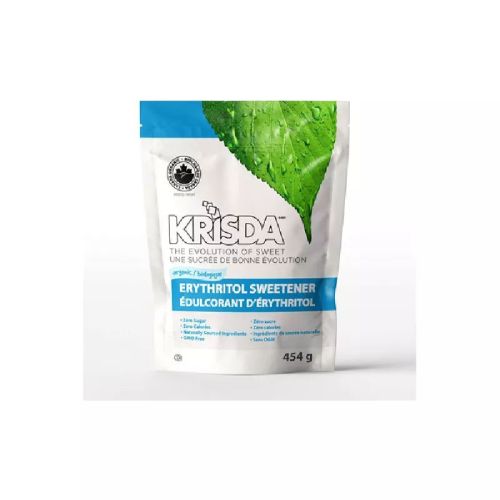 Krisda Erythritol Sweetener, Organic (gluten-free/NGM/vegan), 454g