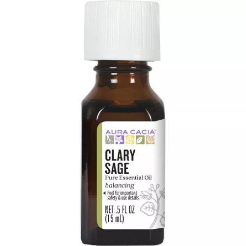 Aura Cacia Pure Essential Oil, Clary Sage, Balancing, 15ml
