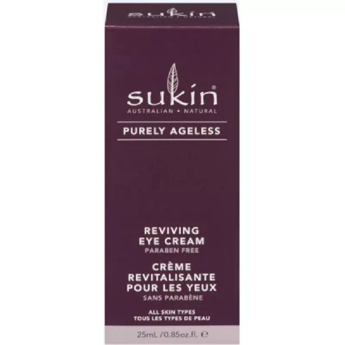 Sukin Purely Ageless, Reviving Eye Cream, 25ml
