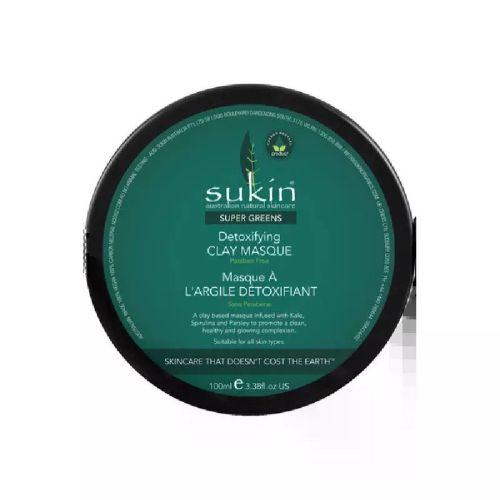 Sukin Super Greens, Detoxifying Clay Masque, 100ml
