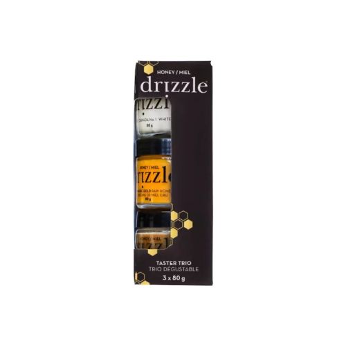 Drizzle Honey Taster Trio, 80g (3 Pack)