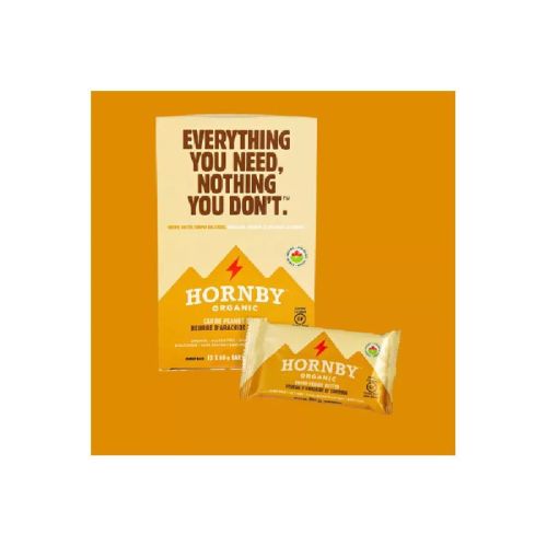 Hornby Organic Energy Bar, Carob Peanut Butter, Organic, Pack of 12