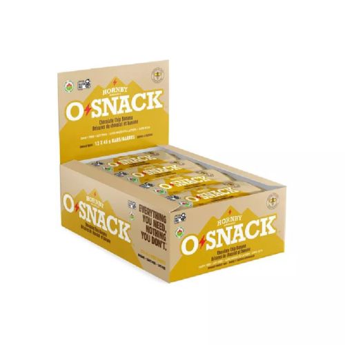 Hornby Organic OSnack Energy Bar, Chocolate Chip Banana, Organic , Pack of 12