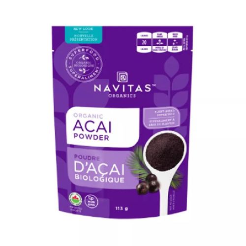 Navitas Organics Açaí Powder, Freeze-Dried, Organic (NGM), 113g