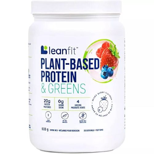 LeanFit Protein & Greens, Berry, 533g