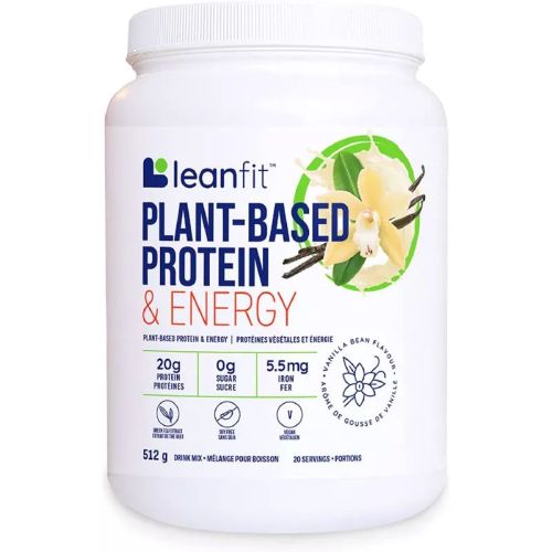 LeanFit Plant Protein & Energy, Vanilla, 512g