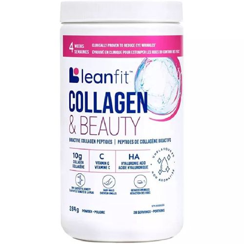 LeanFit Collagen & Beauty - Unflavoured, 284g