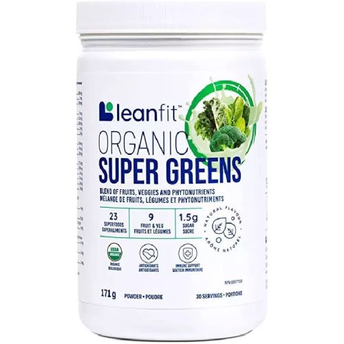 LeanFit Organic Super Greens, 171g
