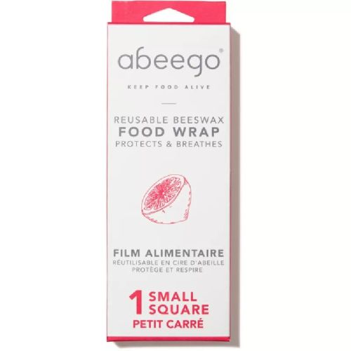 Abeego Beeswax Food Wrap, 1 Small Square (Reusable),Case of 4(4/1ea) (Copy)