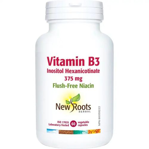 906 NRH - Vitamin B3 Flush-Free 375mg 60c EN