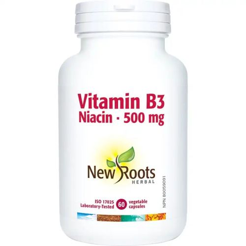 908 NRH - Vitamin B3 Niacin 500mg 60c EN