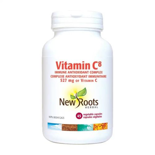 New Roots Herbal Vitamin C⁸ Immune Antioxidant Complex · 527 mg of Vitamin C