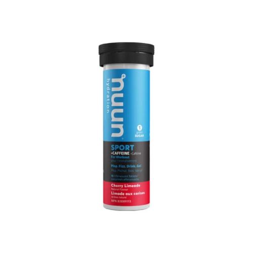 Nuun Sport+Caffeine, Cherry Limeade (tablets), 54g