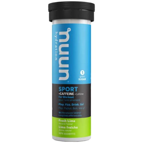Nuun Sport+Caffeine, Fresh Lime (tablets), 54g