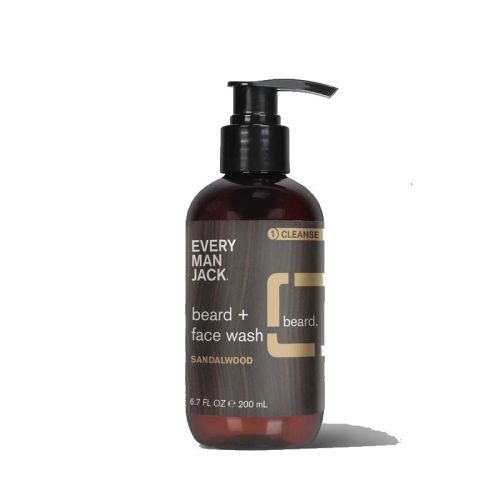 Every Man Jack Beard + Face Wash Sandalwood, 200ml