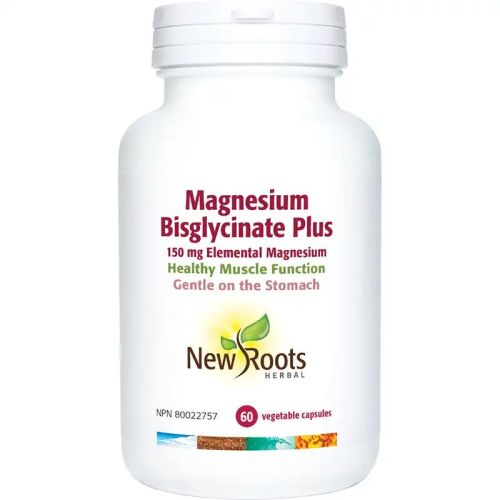New Roots Herbal Magnesium Bisglycinate Plus 150 mg Elemental Magnesium