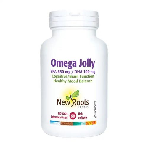 New Roots Herbal Omega Jolly EPA 650 mg / DHA 100 mg, 60 Softgels