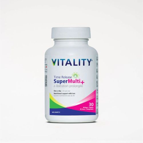 Vitality Time Release Super Multi+, 30 Capsules