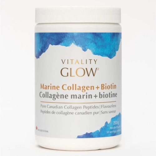Vitality GLOW Marine Collagen + Biotin, 255g