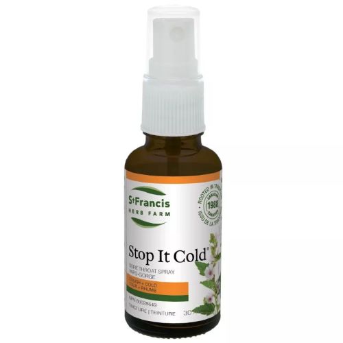St. Francis Stop It Cold Throat Spray, 30 mL