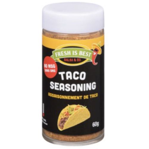 Fresh Is Best Taco Seasoning (shaker), Pack of 2(2x60g)