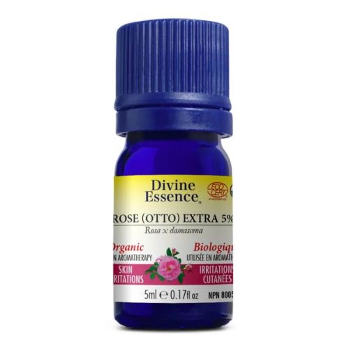 Divine Essence Rose (Otto) Extra 5% Organic, 5ml