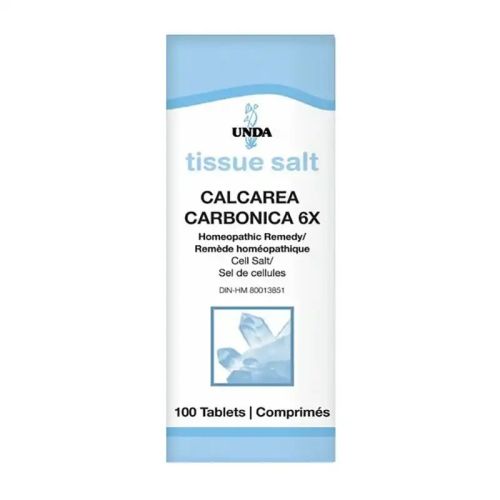 Unda Calcarea carbonica 6X Tissue Salt, 100 Tablets