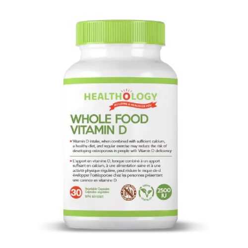 Healthology Whole Food Vitamin D - 2500IU