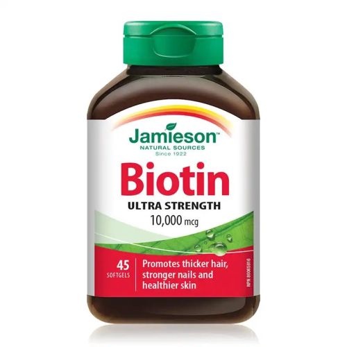 Jamieson Biotin 10000mcg Ultra Strength 45 Softgels