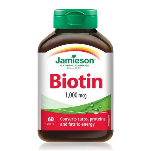 Jamieson Biotin 1000mcg 60 Tablets