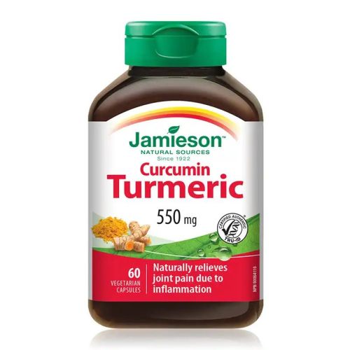 Jamieson Curcumin Turmeric 550mg 60 Veggie Caps