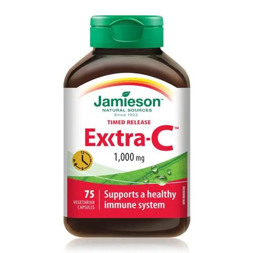 Jamieson Exxtra-C 1000mg Timed Release 75 Veggie Caps
