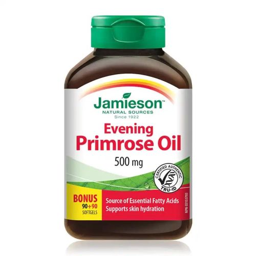 Jamieson Evening Primrose Oil 500mg 90+90 Softgels