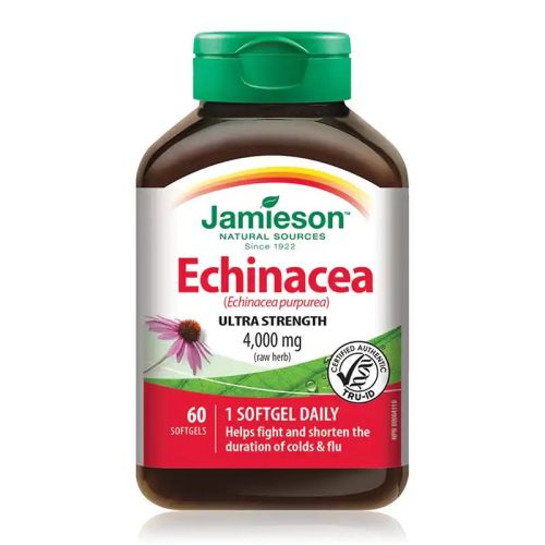 Jamieson Echinacea 4000mg Ultra Strength 60 Softgels