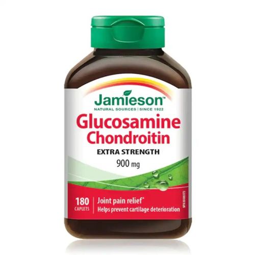 Jamieson Glucosamine Chondroitin 900mg Extra Strength 180 Caplets