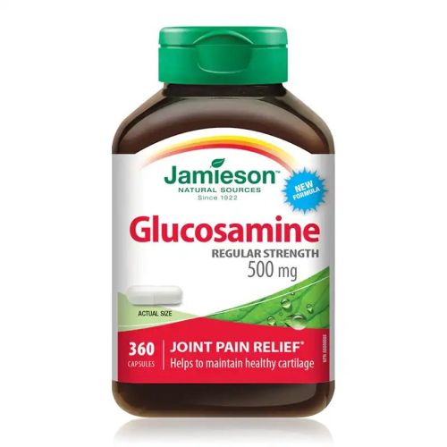 Jamieson Glucosamine 500mg Regular Strength 360 Caplets