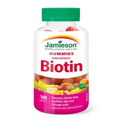 Jamieson High Potency Biotin 100 Gummies
