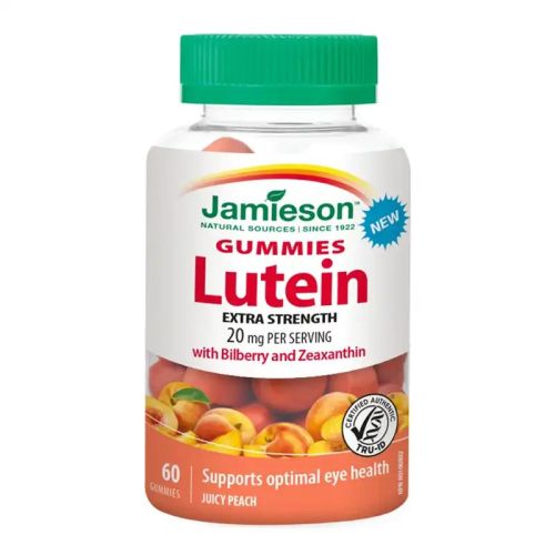 Jamieson Lutein Extra Strength Juicy Peach 60 Gummies