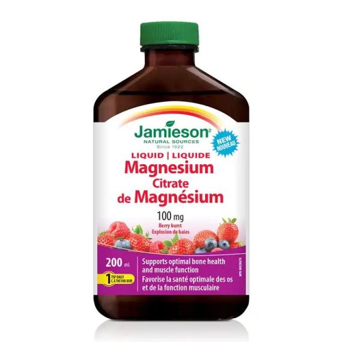 Jamieson Liquid Magnesium Citrate Berry Burst 200mL