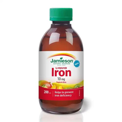Jamieson Liquid Iron 10mg Tropical Citrus 200mL